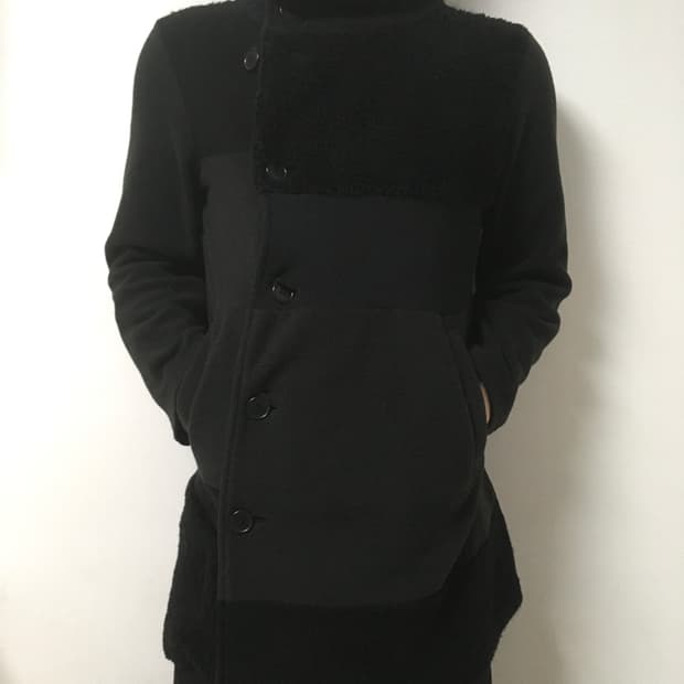 Gomme 고무 변형 하이넥 코트