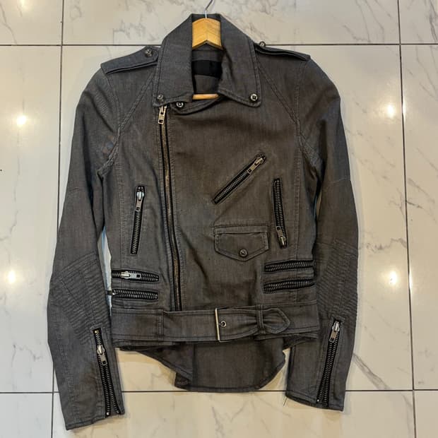 시스템 면라이더 자켓 락시크 멀티포켓 자켓 차콜 xs