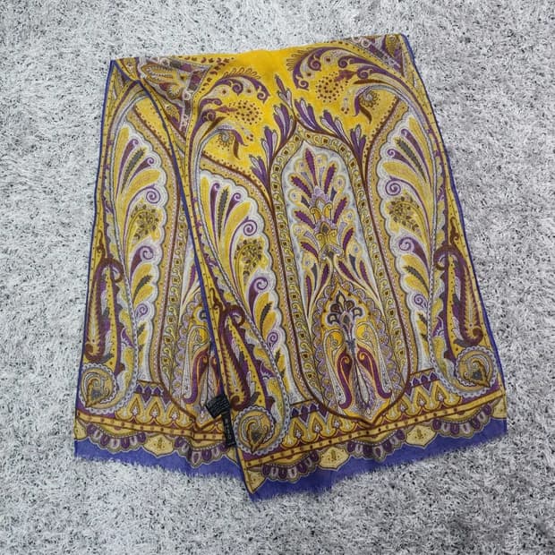 에트로 울 실크 스카프