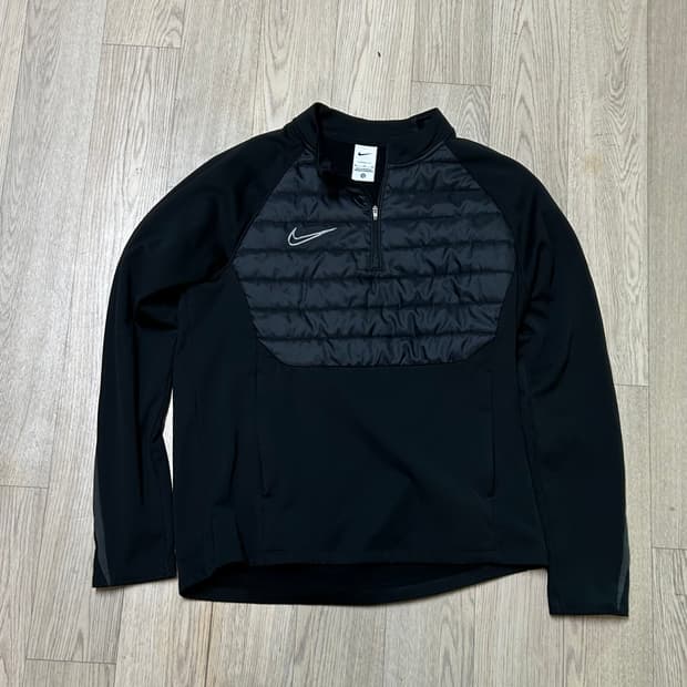 나이키 써마핏 윈터 워리어 하프 집 탑 블랙 XL