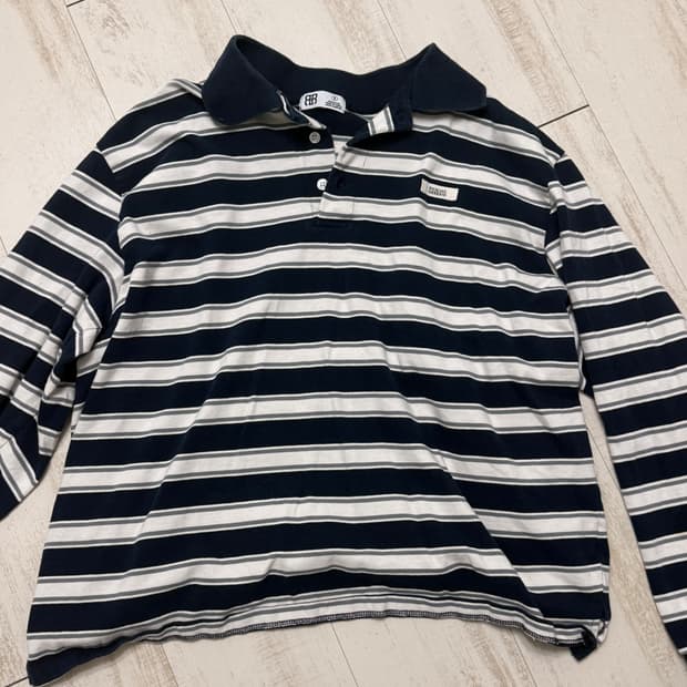 락케이크 Striped Polo 롱슬리브