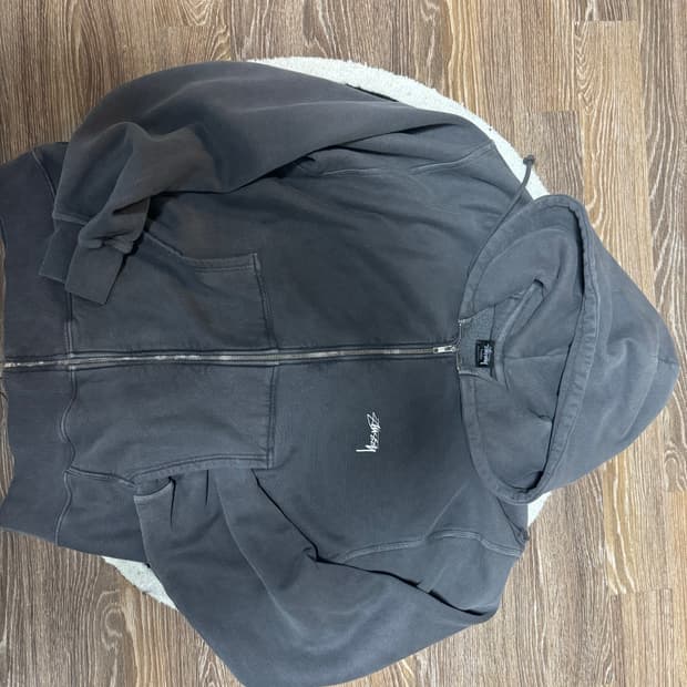 Stussy Pigment Dyed Smooth Stock ZipHood