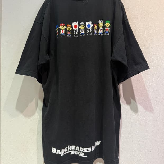 Vintage 2002 BAPE HEADS SHOW Tee