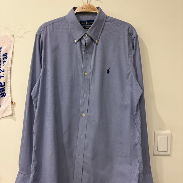 227. 폴로 체크 셔츠