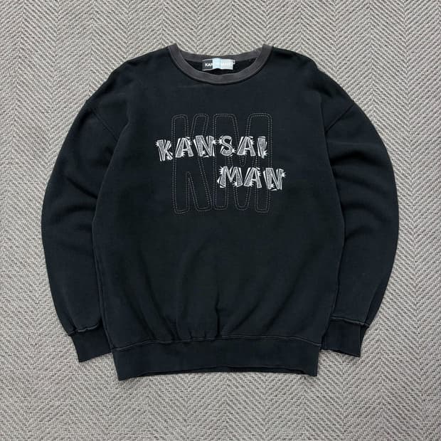 칸사이 야마모토 그래픽 자수 맨투맨 v2902