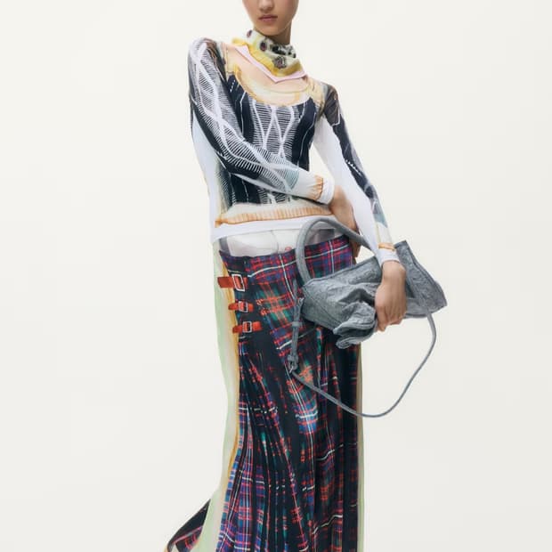 H&M X 글렌 마틴스 프린트 탑