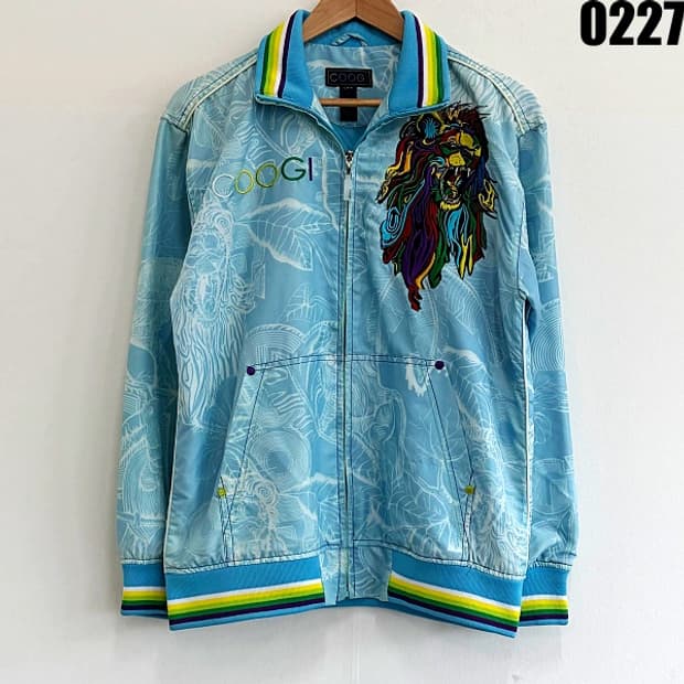 쿠지 COOGI 나일론 트랙 자켓 L 0227