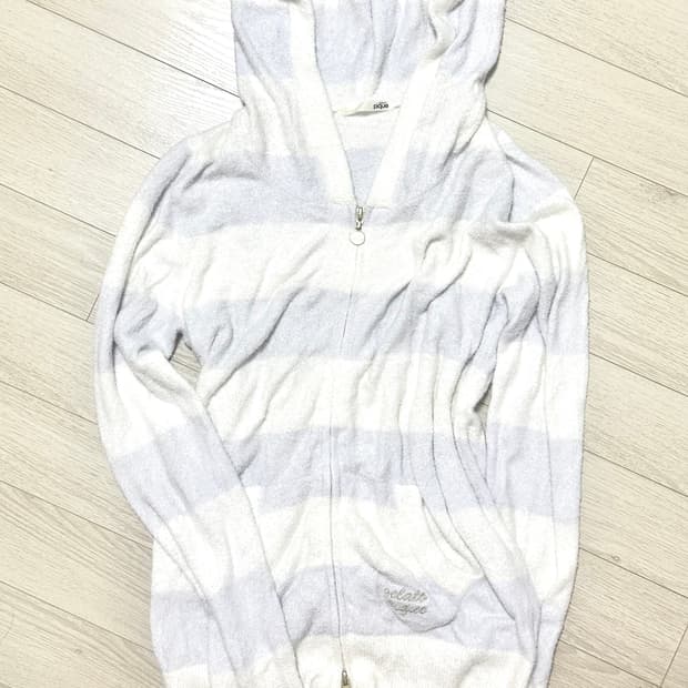 젤라또피케 블루 후드집업