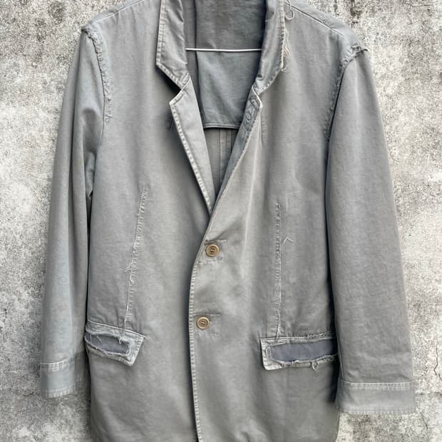 2000s 닐바렛 아카이브 그런지 코튼 자켓