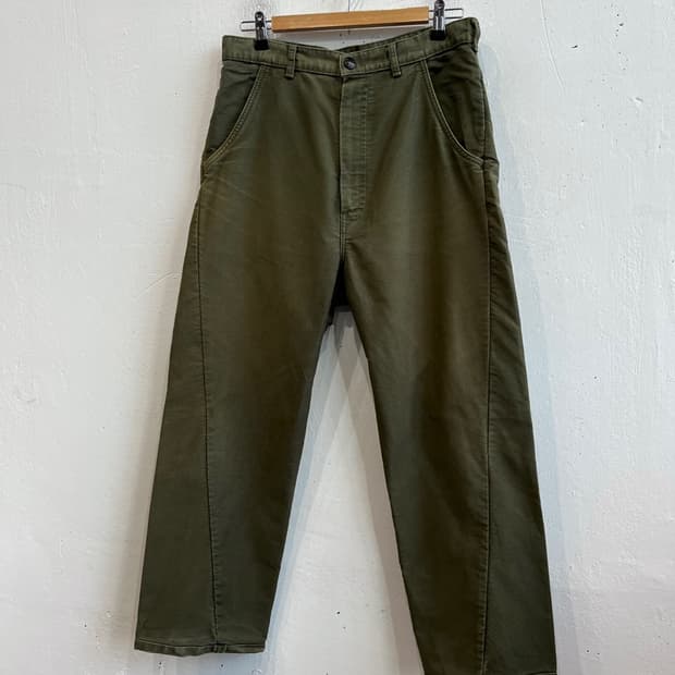 SUNNY SPORTS 밀리터리 카키 팬츠 Made in JAPAN