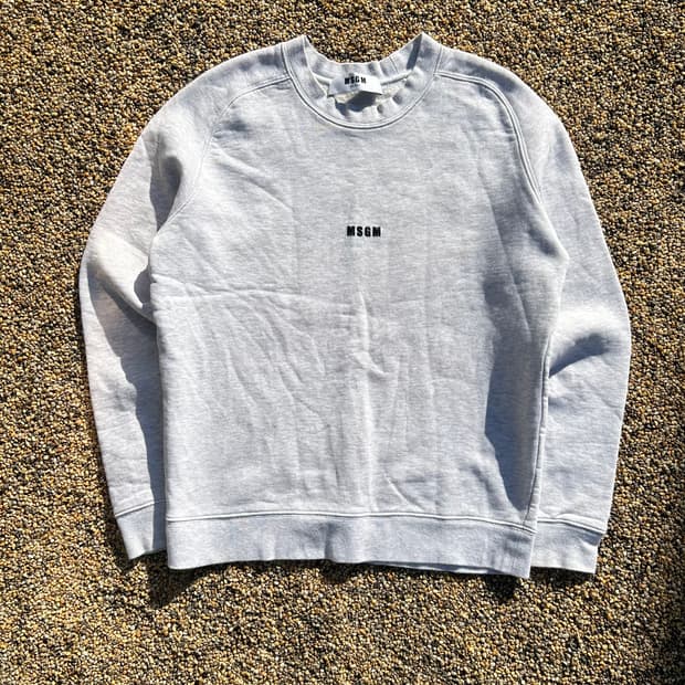 Msgm 그레이 맨투맨