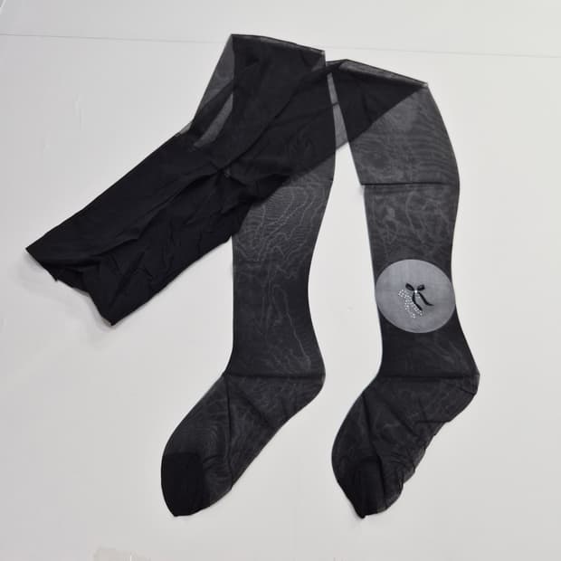 Shalegance SCENE 리본 포인트 블랙 팬티스타킹 