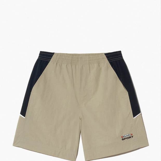 kijun Sports Shorts Beige Black 기준 반바지