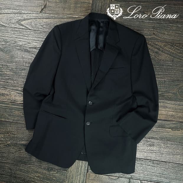 [로로피아나] 투버튼 캐시미어 테일러드 블레이저 자켓 P01501