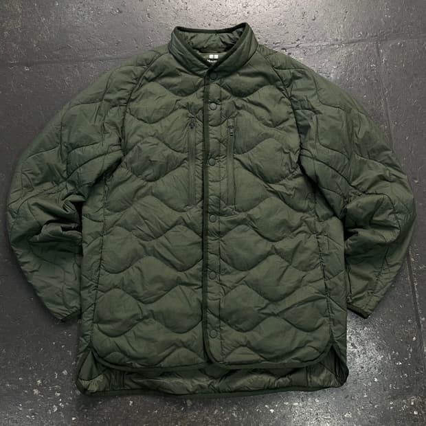 95-100 유니클로 x 화이트 마운티니어링 하이브리드 다운 자켓