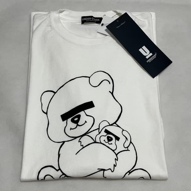 [2,3,4,5]언더커버 25ss 베어 티셔츠/화이트