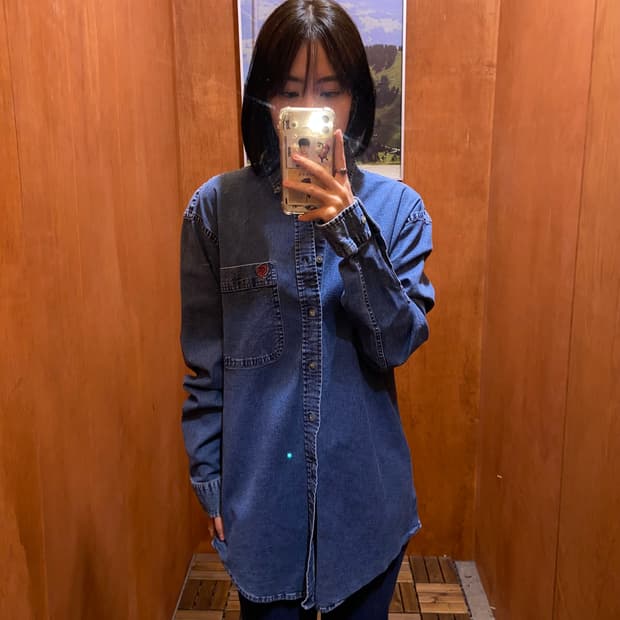 Wrangler 랭글러 데님 셔츠 