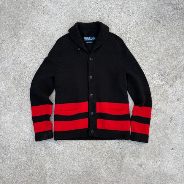 폴로 랄프로렌 숄카라 니트 가디건