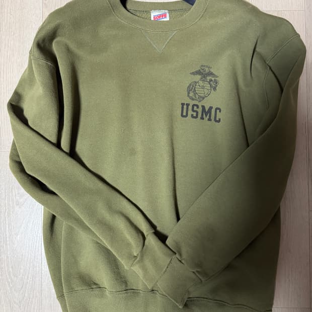 (미군 맨투맨) SOFFE 미군 USMC 밀리터리 트레이닝 스웻셔츠