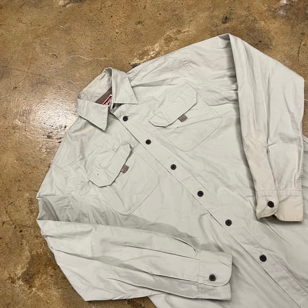 [정품/S] 랭글러 포켓 긴팔 셔츠 아이보리 b8