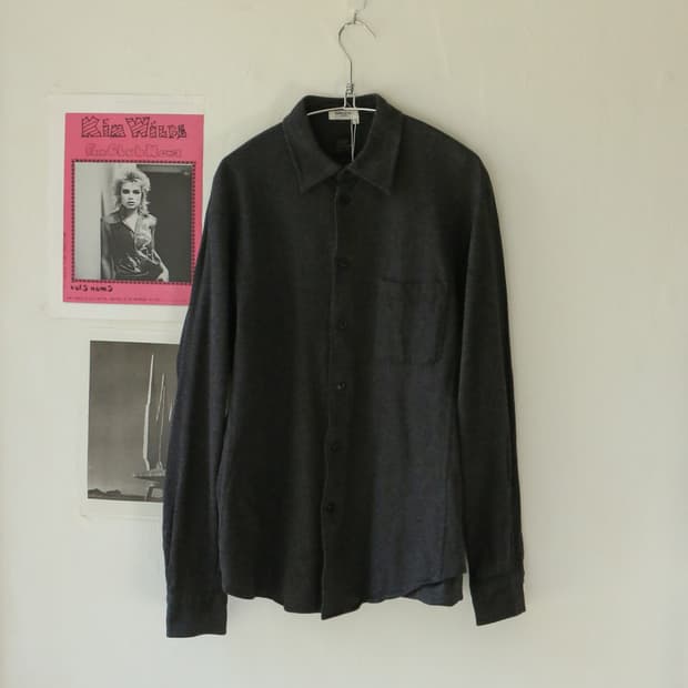 요지 야마모토 커스텀 디 옴므 코튼 니트 셔츠 