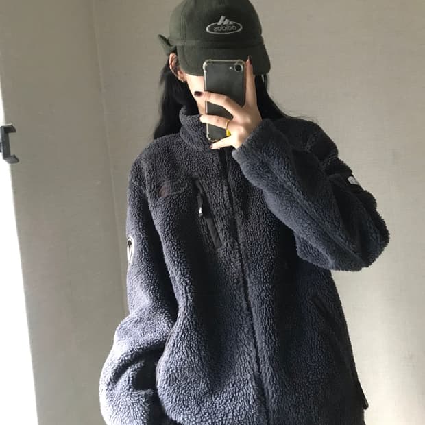 노페 그레이 후리스