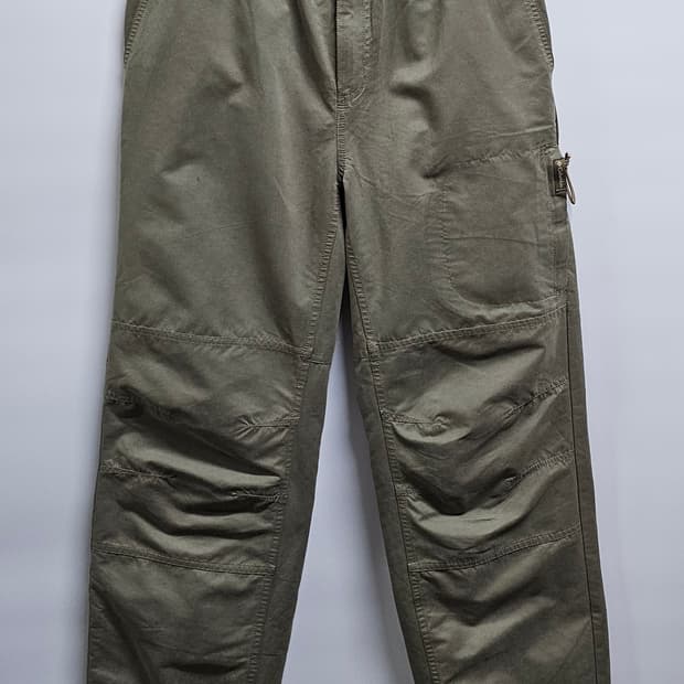 컬럼비아 카키색 벨티드 팬츠 S