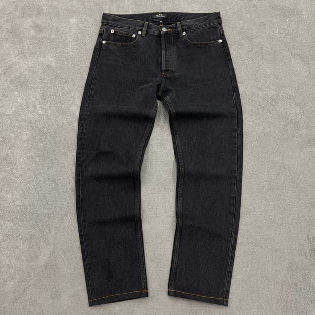 29 A.P.C 아페쎄 블랙 흑청 데님 팬츠