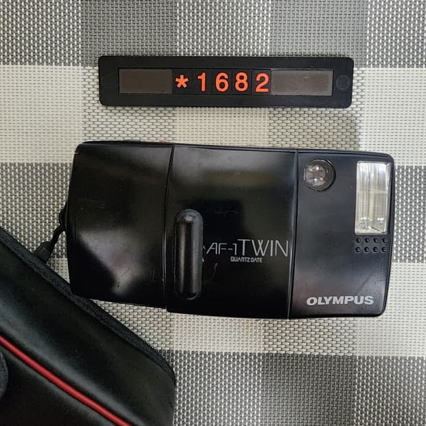 올림푸스 AF-1 트윈 필름카메라 파우치포함