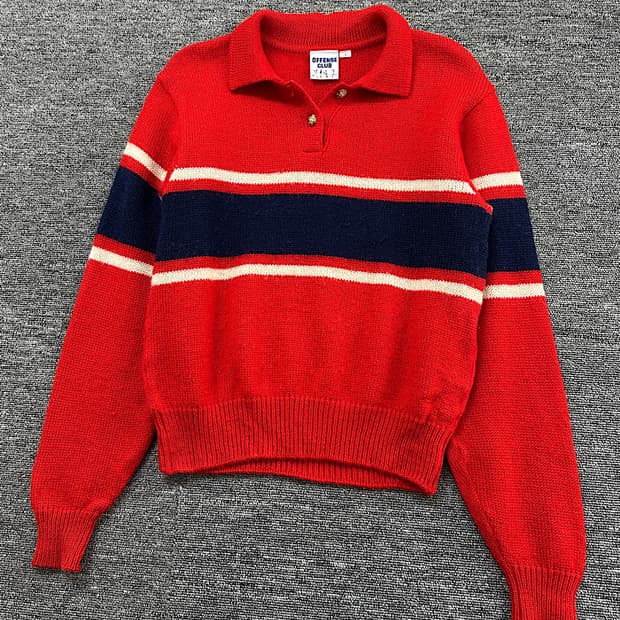 빈티지 카라 니트 