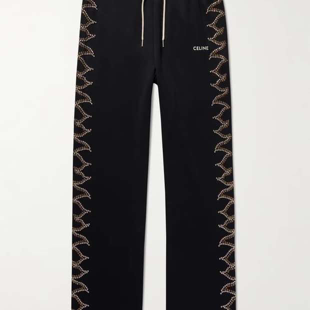 [박보검님 착용] 셀린느 22AW 플레임 스터드 트랙 팬츠