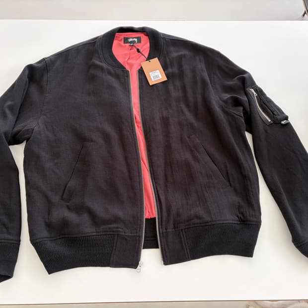 스투시 린넨 봄버 자켓 / xl