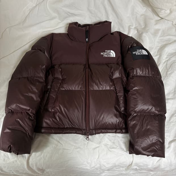 노스페이스 패딩 코코아브라운 S