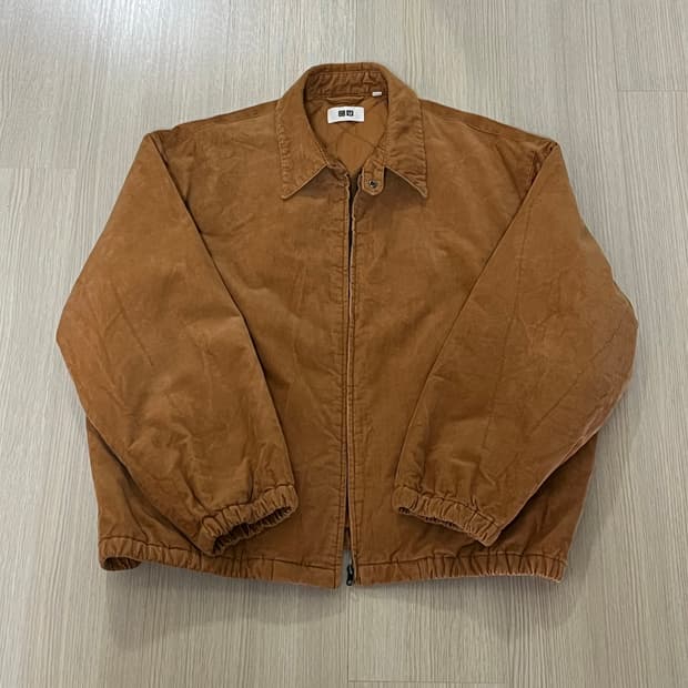 유니클로U 코듀로이 패디드 블루종 XXL 2XL