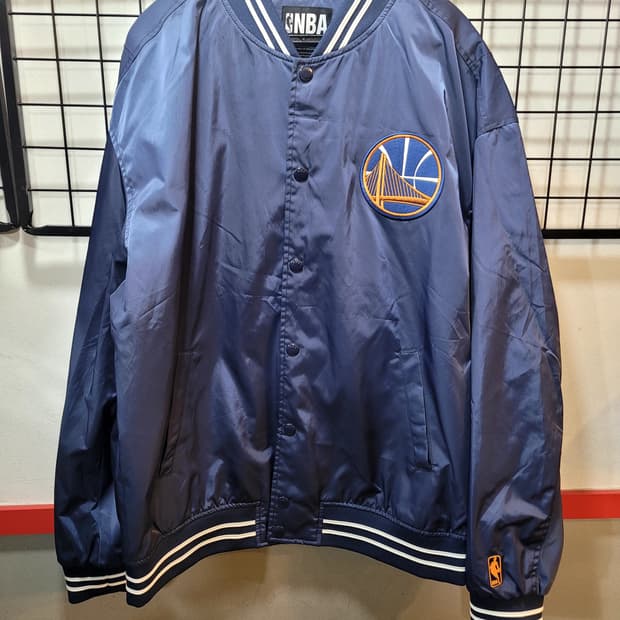 정품 NBA 골든스테이트 워리어스 바시티 자켓 