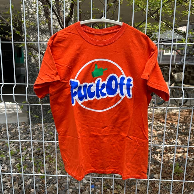 vintage fanta parody fuck off t shirt