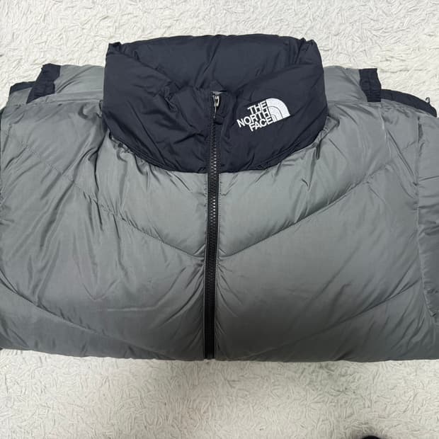 (L)노스페이스 25fw 어센트 다운 자켓 패딩 그레이