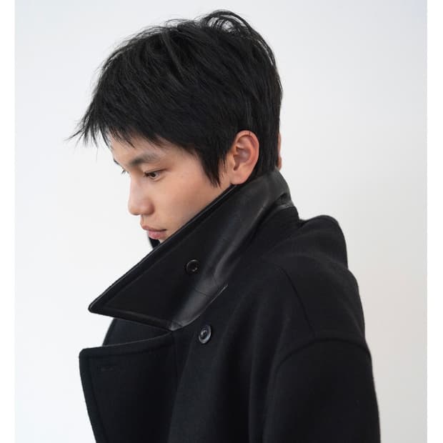 h.a.m 피코트 블랙 1사이즈