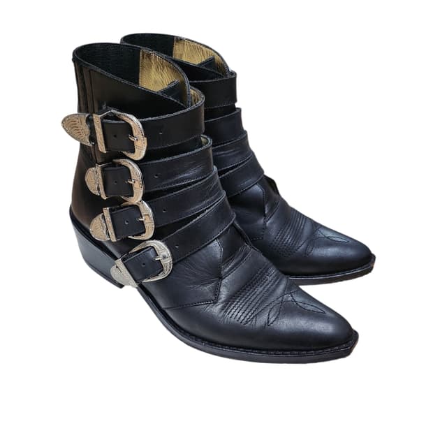 토가풀라 가죽 앵플 부츠