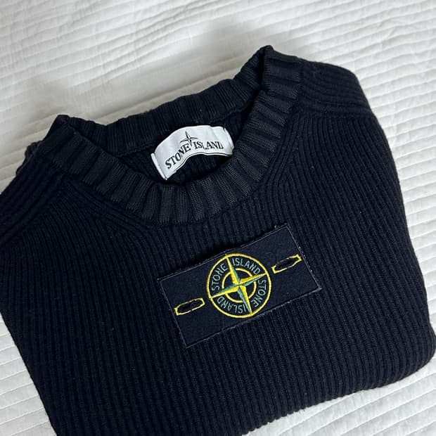 스톤 아일랜드 골지 니트 L
