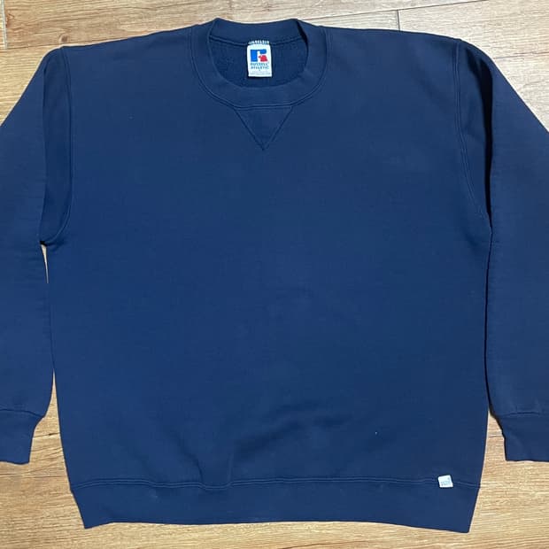 90s 러셀 애슬레틱 스웻셔츠 네이비 미제🇺🇸