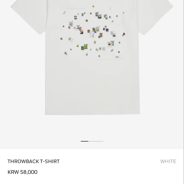 산산기어 THROWBACK T-SHIRT