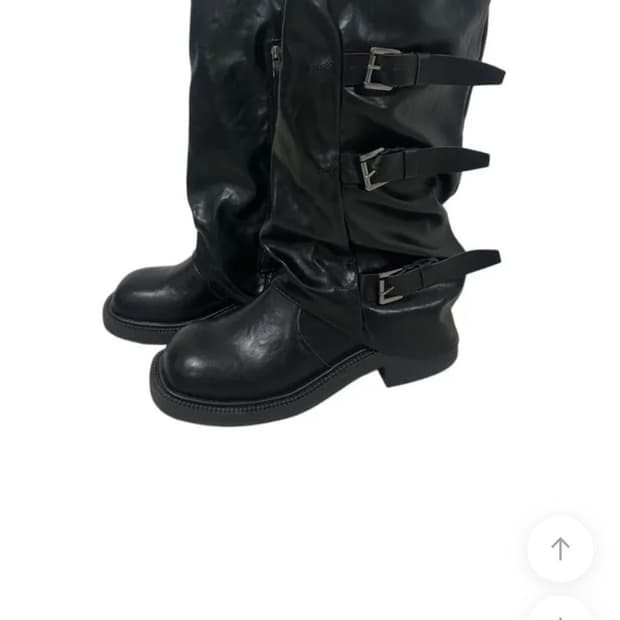 (250) 팁씨 누벅 셔링 버클 부츠