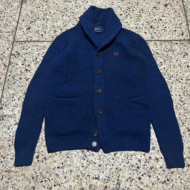 프레디페리 (Fred Perry) 숄카라 렘스울 가디건