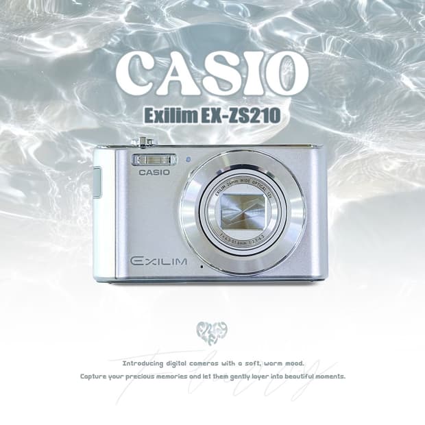(미품급!🤍) 카시오 Exilim EX-ZS210