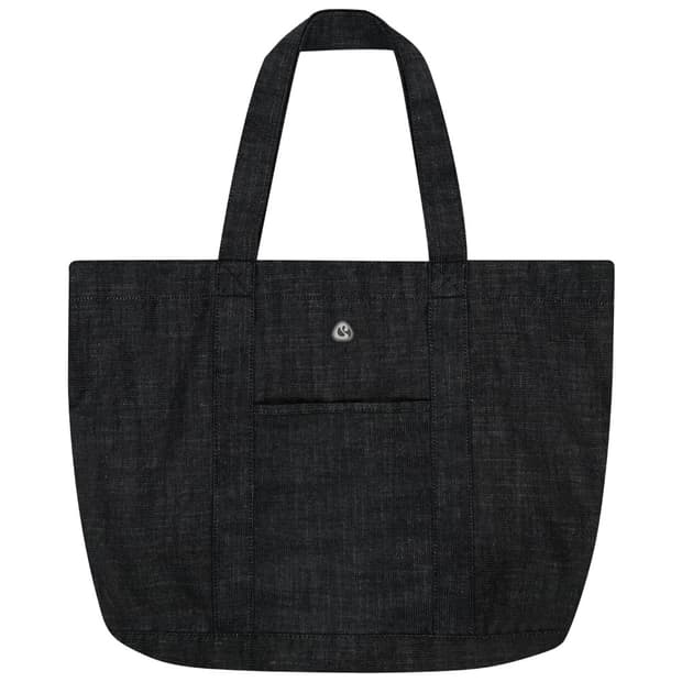 코이세이오 리버시블 체크 데님백 블랙