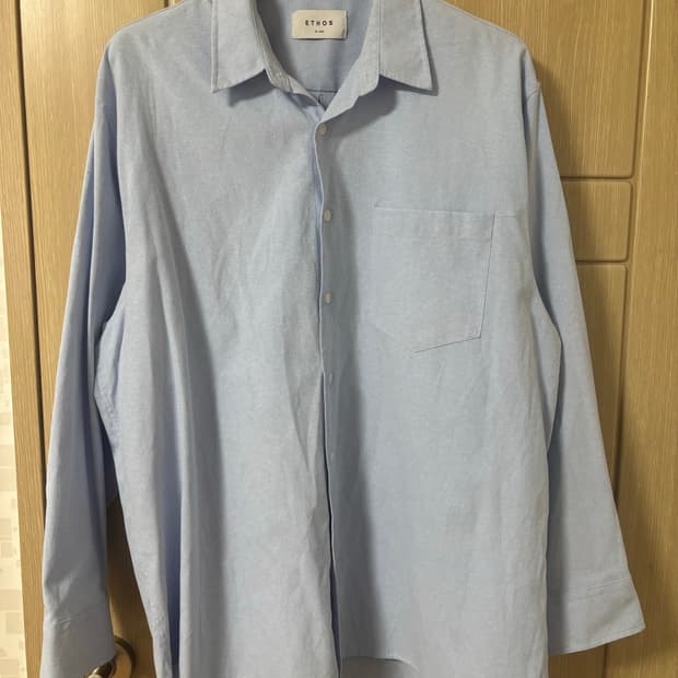 ETHOS 에토스 셔츠 하늘색 XL