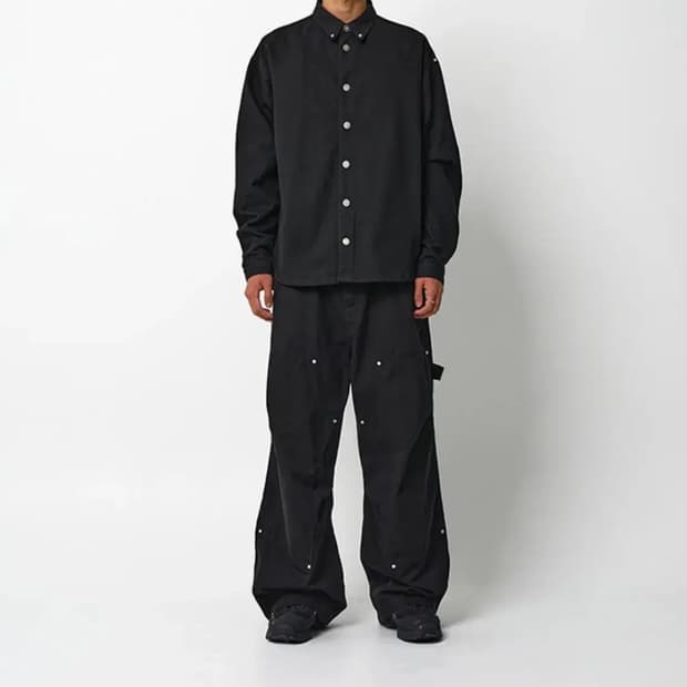 9999아카이브 쥬얼리 리벳 셋업 블랙 (2)