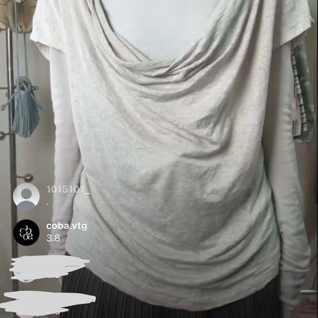 저널스탠다드 린넨 탑 코바빈티지