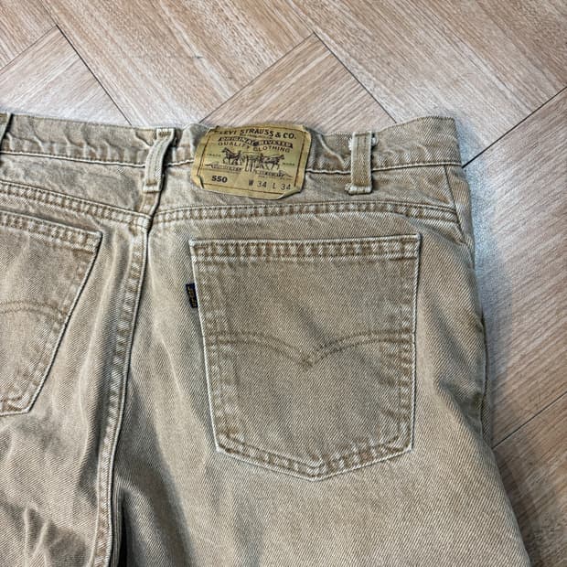 [32] 리바이스 550 베이지 USA